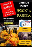 Association de 27: Grande Rock'Paella le 8 octobre à Bezu st Eloi (27)