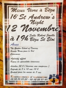 12 novembre à 19H: 16e Edition de la St Andrew's Night à Bezu st Eloi: Il reste des places 12 novembre à 19H: 16e Edition de la St Andrew's Night à Bezu st Eloi: Il reste des places